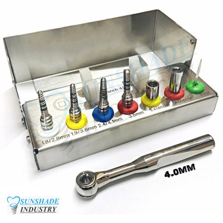 Bone Compression Kit Dental Implant Surgical Sinus Lift Expander Screws 8 Pcs 